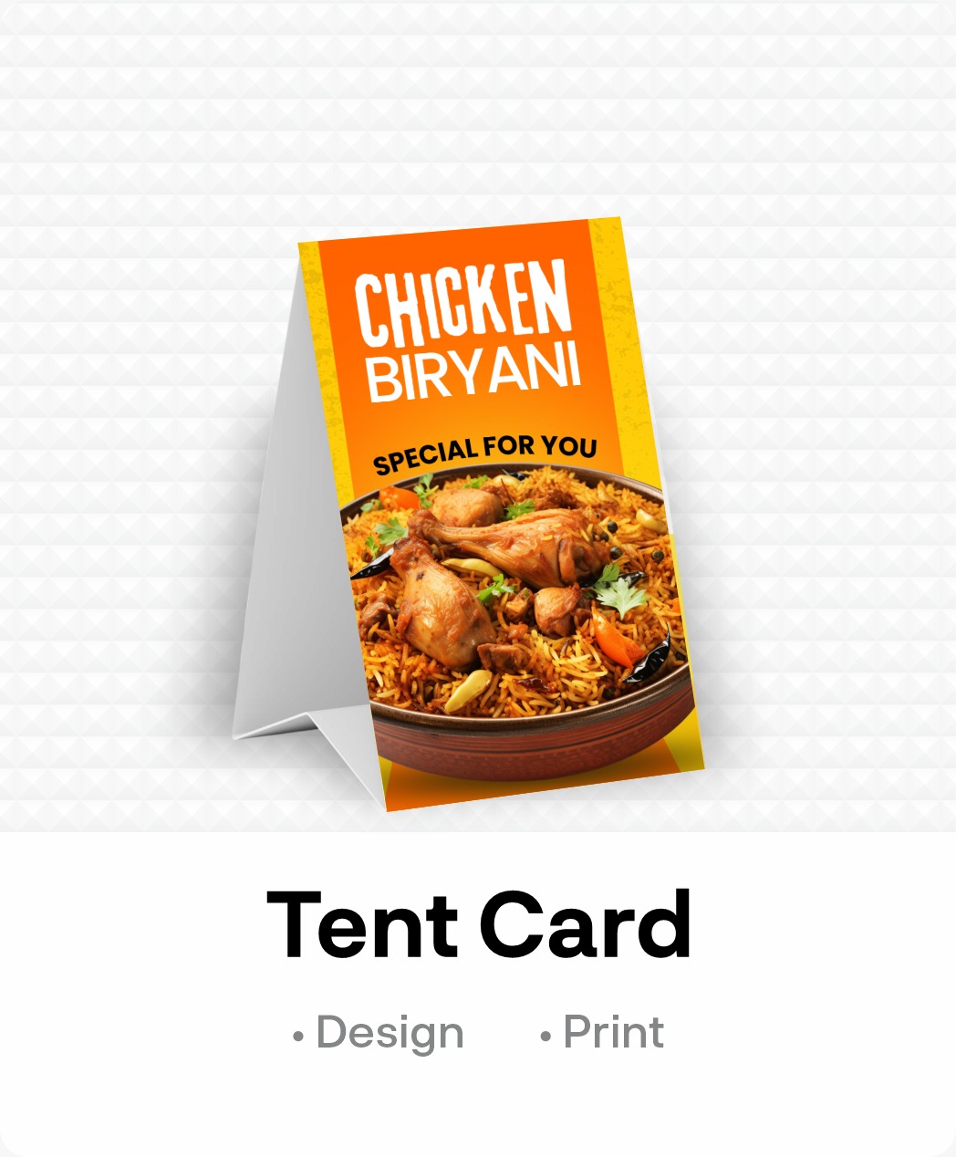 Tent Card Printing Bengaluru