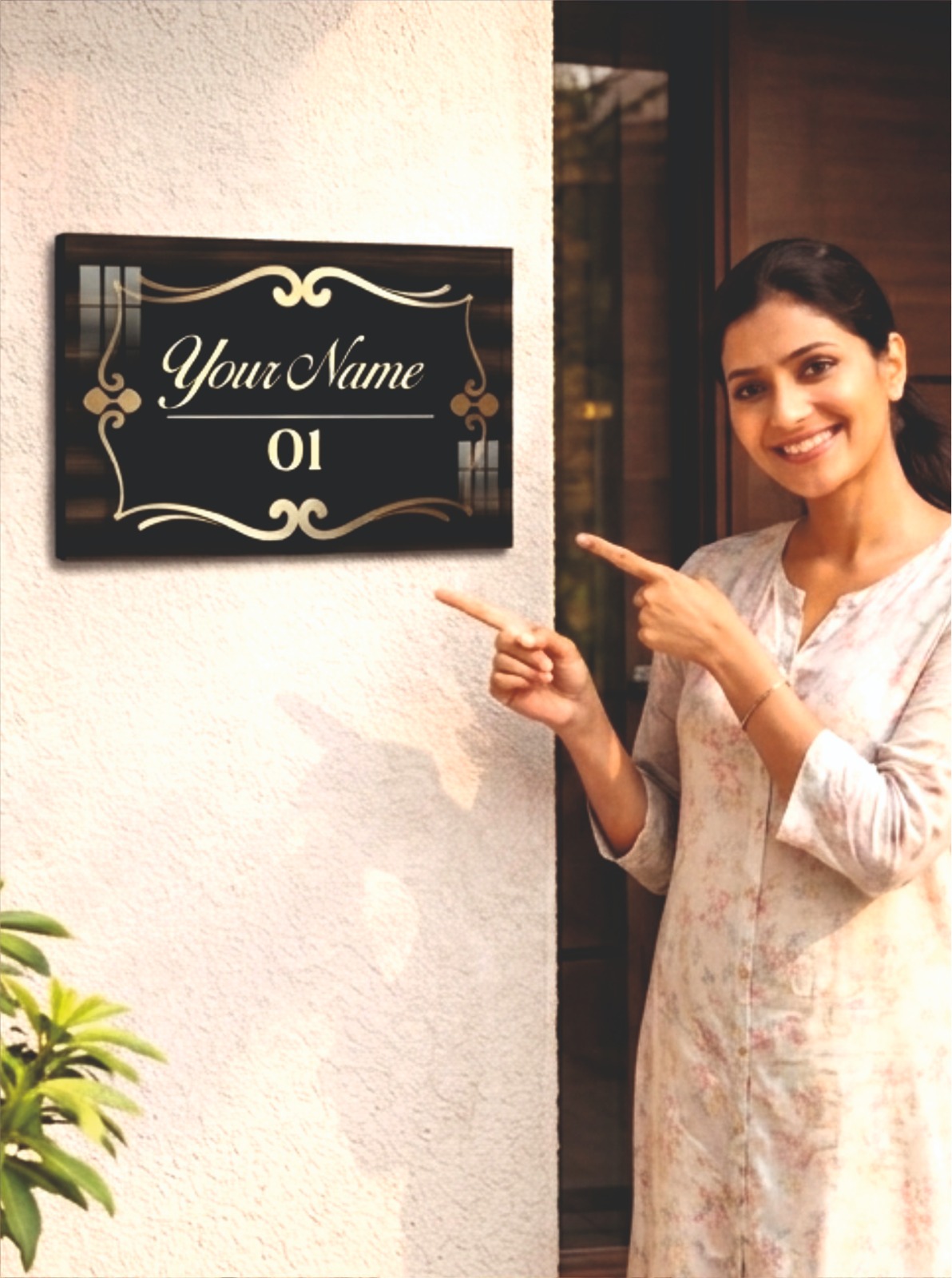 Custom Home Name Plate Bangalore PrintSpace